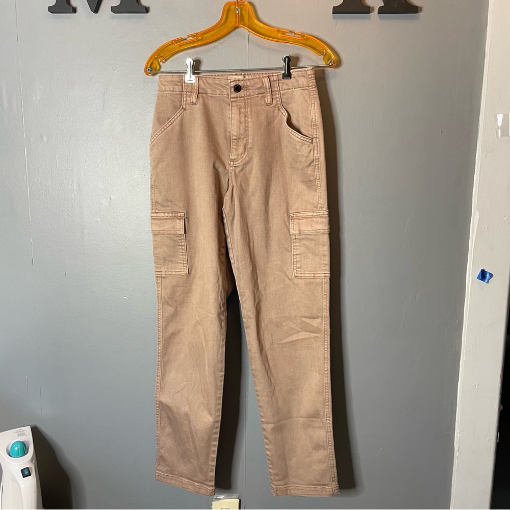 Universal Threads Mauve Brown boyfriend straight cargo pants size 2